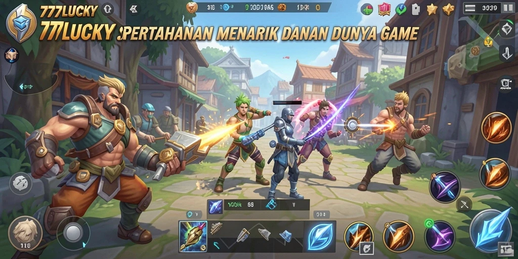 Tangkapan layar utama dari gameplay Tower Defense yang seru dan menantang.