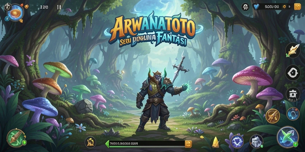 Screenshot utama ARWANATOTO menampilkan petualangan seru dalam dunia fantastis.