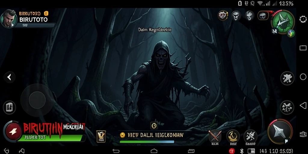 Gameplay BIRUTOTO yang menegangkan dan mencekam.