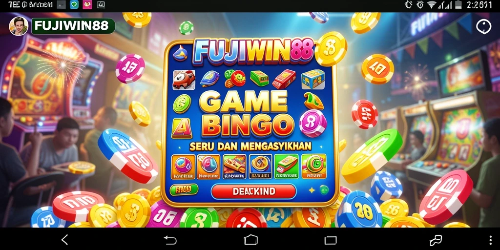 Tampilan seru gameplay Bingo di FUJIWIN88.