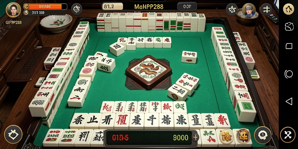 Tampilan gameplay Mahjong yang menarik di GIFTRP288.