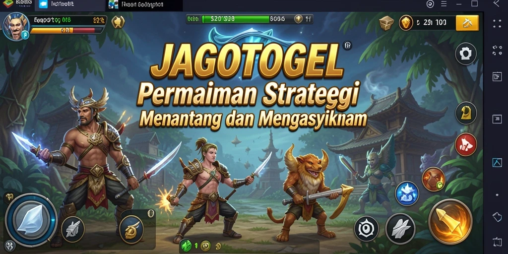 Tampilan gameplay seru dan menantang di JAGOTOGEL.