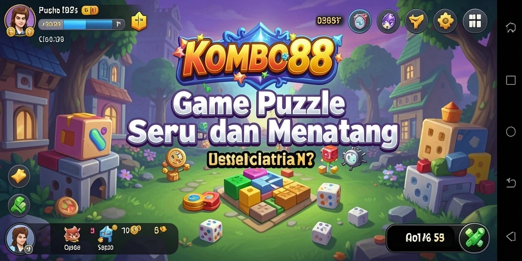Tampilan menarik dari gameplay KOMBO88 dengan tantangan Puzzle seru.
