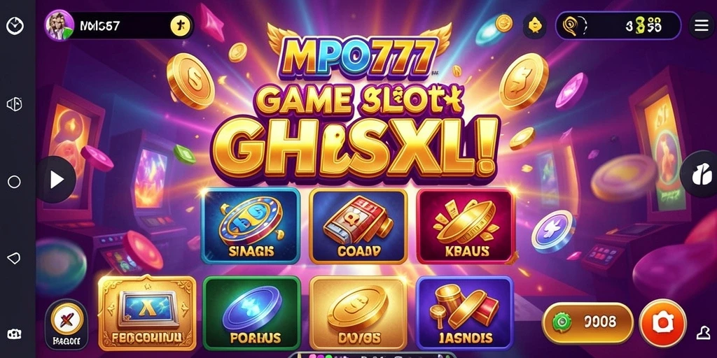 Screenshot MPO777 menunjukkan gameplay slot yang mengasyikkan dan beragam tema.