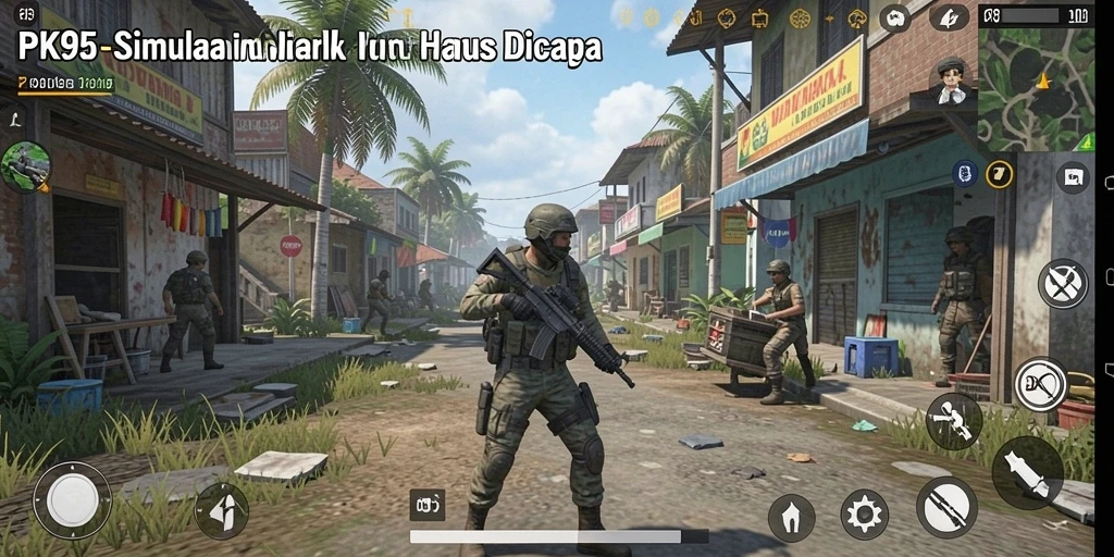 Tampilan gameplay PK95 yang menawan dan penuh aksi.