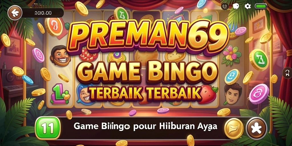 Tampilan gameplay Bingo yang seru dan menantang di PREMAN69.